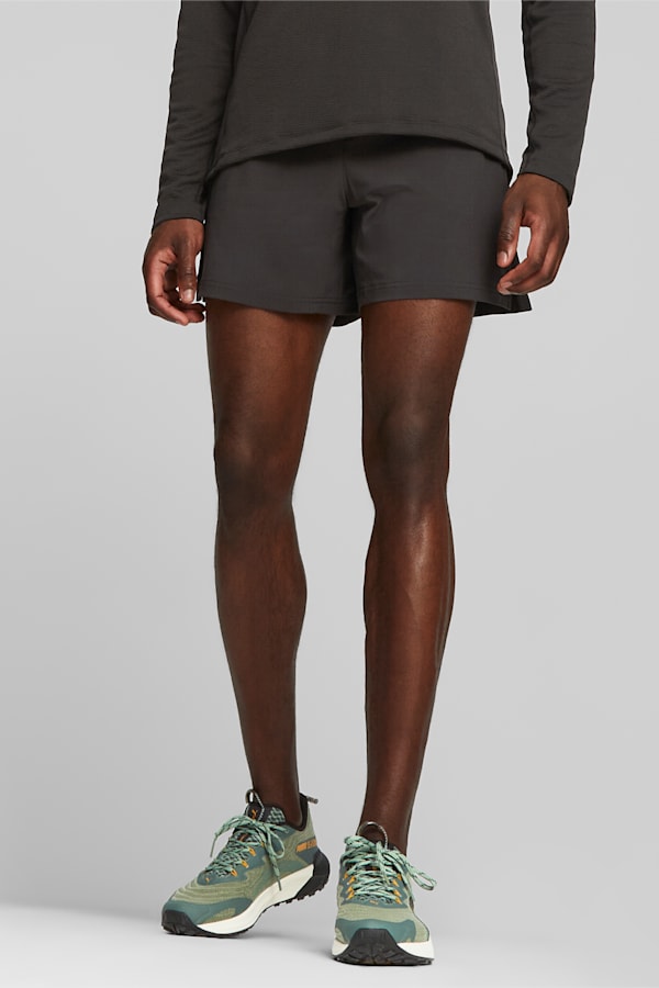 SEASONS Lightweight 5" Woven Trail Running Shorts Men, PUMA Black, extralarge-GBR